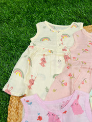 Love - Muslin Frocks Pack 0 to 3M